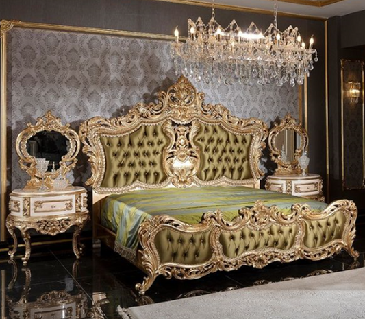 Luxury Green Bedroom Set