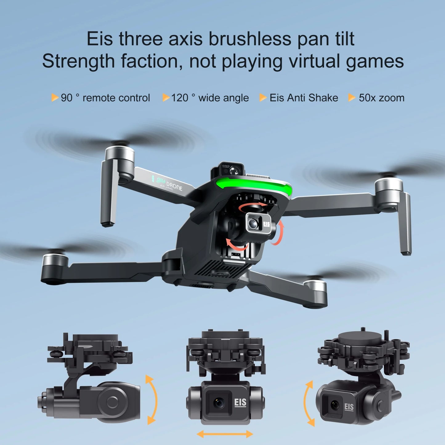 S155 Pro Max Drone 5G GPS Professional 8K HD Aerial Photography 3-Aixs-Gimbal Load 500g No/360 Obstacle Avoidance Quadrotor Dron