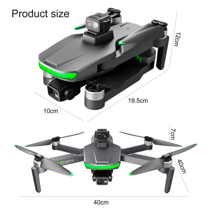 S155 Pro Max Drone 5G GPS Professional 8K HD Aerial Photography 3-Aixs-Gimbal Load 500g No/360 Obstacle Avoidance Quadrotor Dron