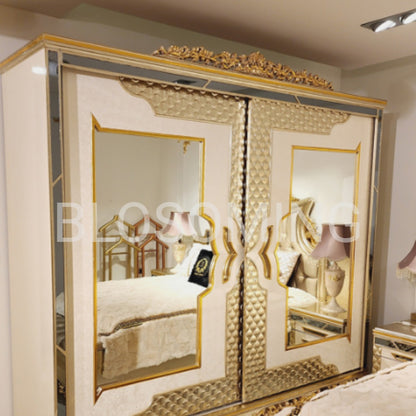 Luxery Bed Room set ( Goden Color )