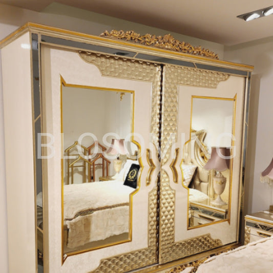 Luxery Bed Room set ( Goden Color )