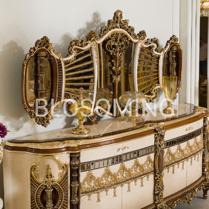 Luxery And Classic Bed Rooom with Sofa set