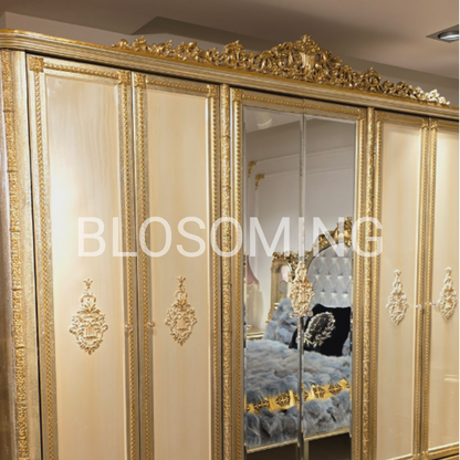 Gold Luxery Bed Room Set