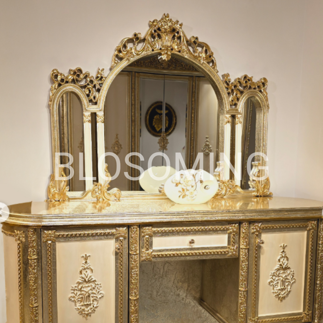 Gold Luxery Bed Room Set
