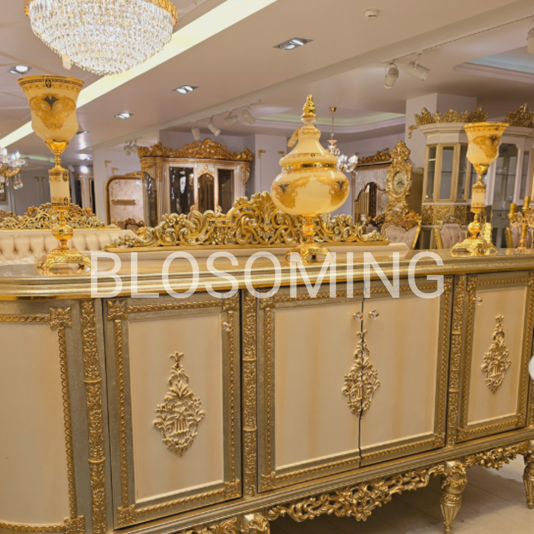 Gold Luxery Bed Room Set