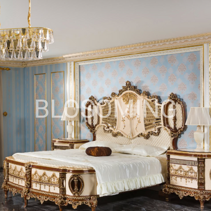 Luxery And Classic Bed Rooom with Sofa set