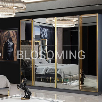 Luxery Hand Maded Bed Room Furniture (Black Color)