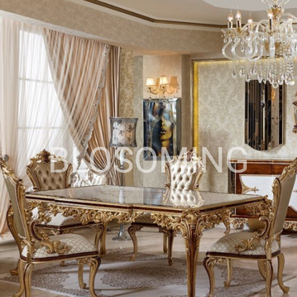 Luxery & Premium Hand Maded Bed Room Furniture WIth Gold Edition