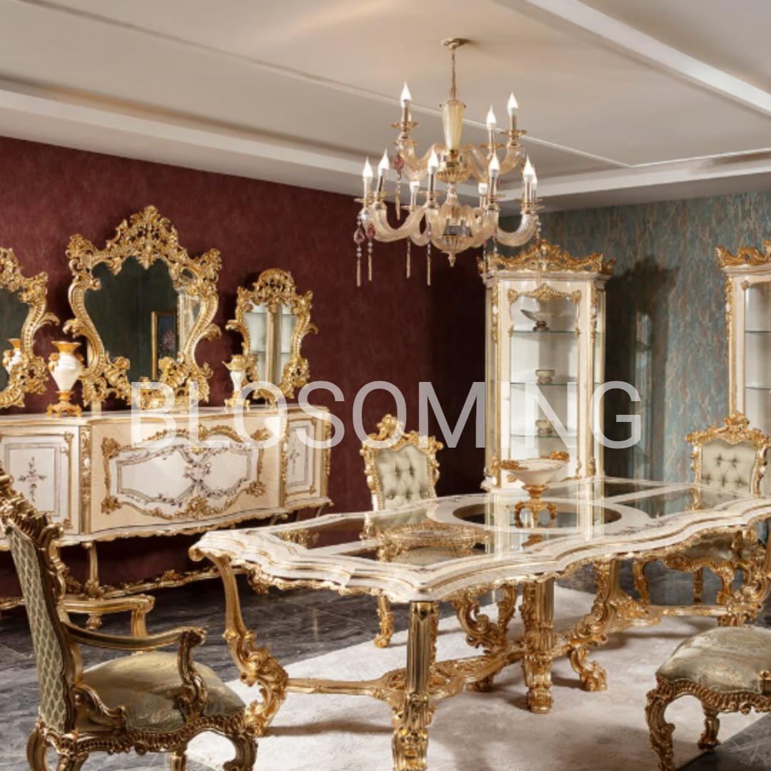 Premium CLassic Bed Room Set With Gold Edtion