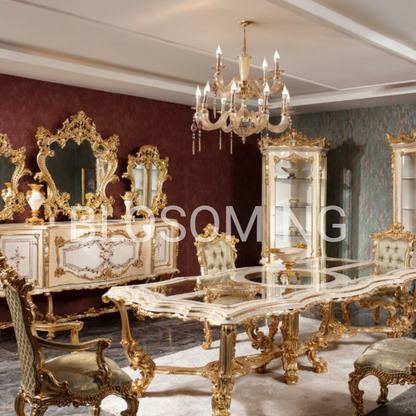 Premium CLassic Bed Room Set With Gold Edtion