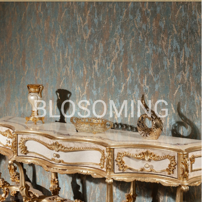 Premium CLassic Bed Room Set With Gold Edtion