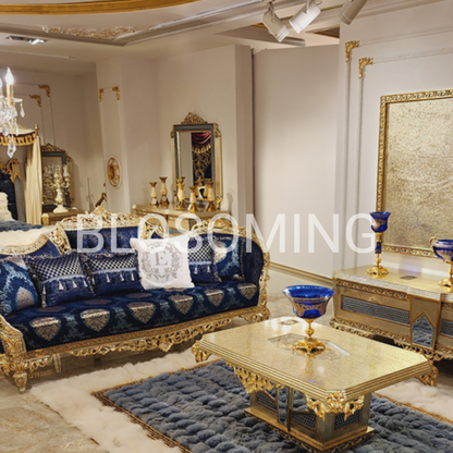 Golden Luxery Bed Room Set