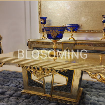 Golden Luxery Bed Room Set