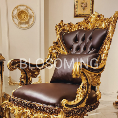 Premium Office Sofa Set Siwh Brown Edtion