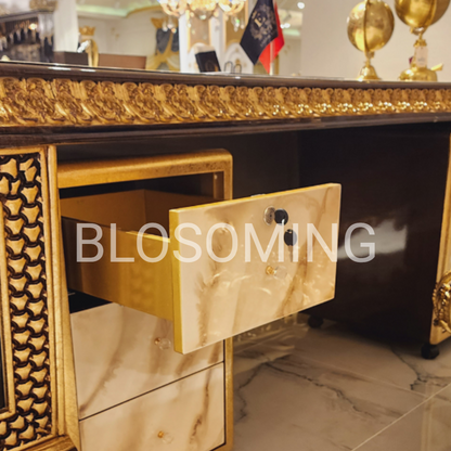Premium Office Sofa Set Siwh Brown Edtion