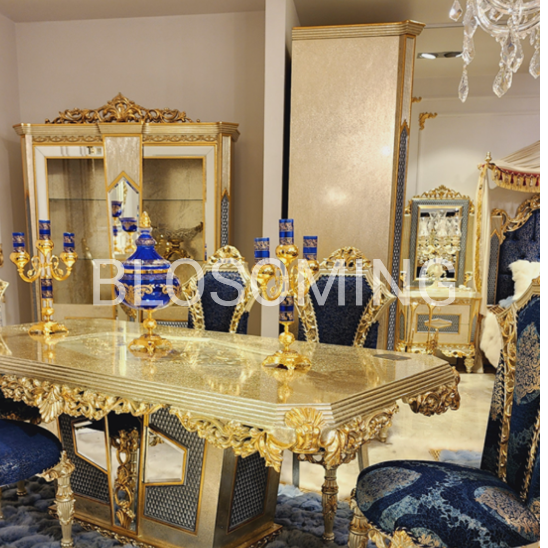 Golden Luxery Bed Room Set