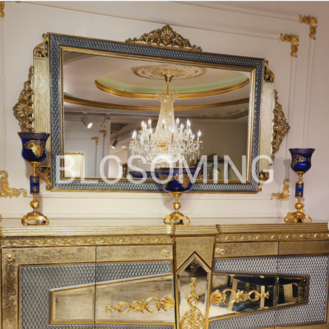 Golden Luxery Bed Room Set