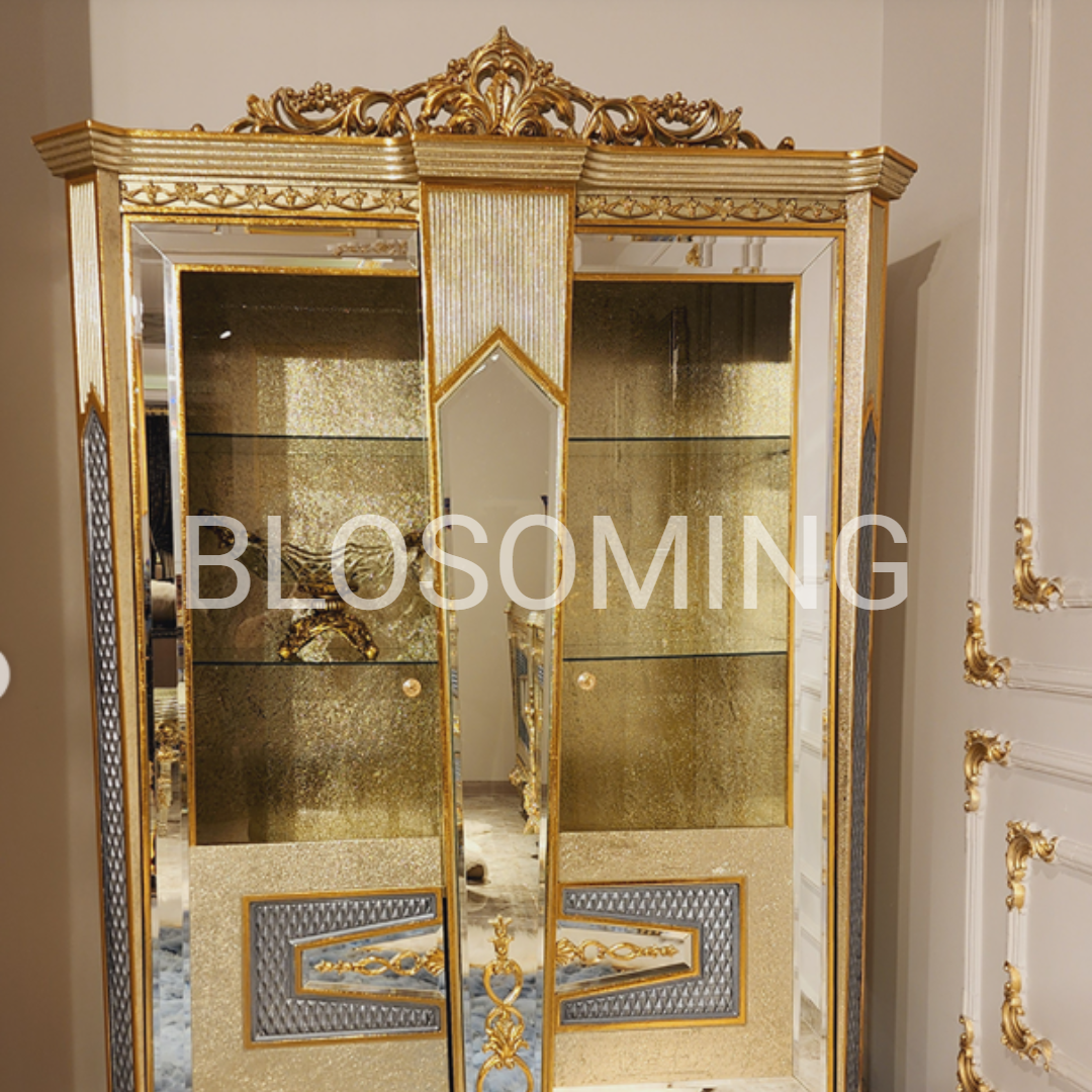 Golden Luxery Bed Room Set