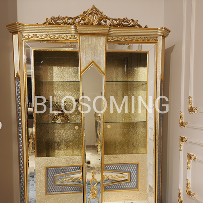Golden Luxery Bed Room Set