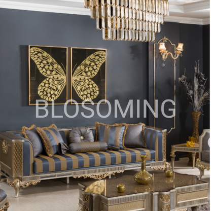 Luxery Gray Color Bed Room & Dinning Room Set