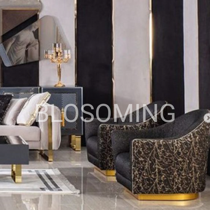 Luxery Hand Maded Bed Room Furniture (Black Color)